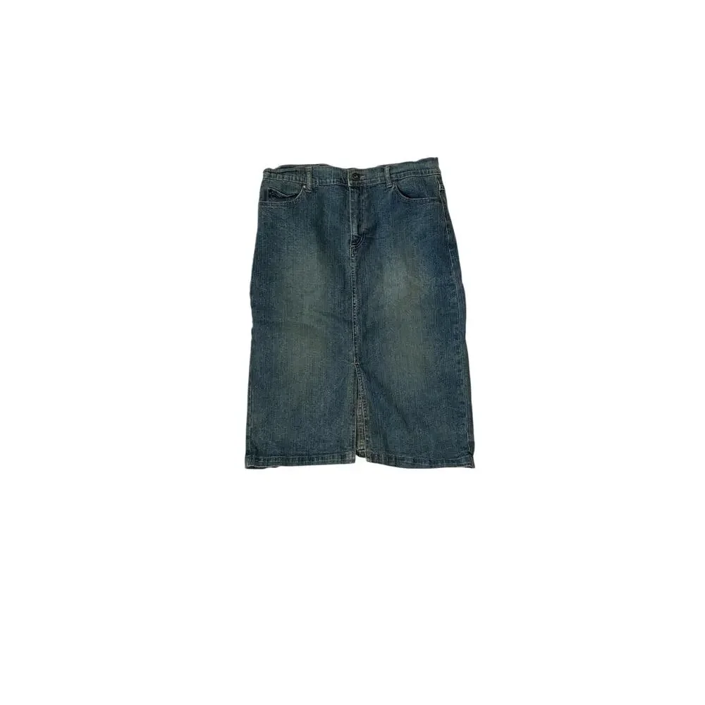 Y2K Jane Doe Jeans Denim‎ Midi Skirt